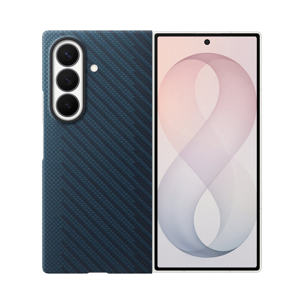 Samsung Carbon Magnet Case Fr Galaxy Fold8 Ultra Navy