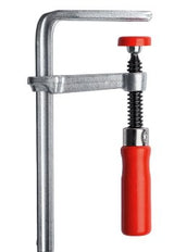 Bessey Abrazadera De Mesa Totalmente De Acero Gtr12 Plateado/Rojo, 120/60, Para Carriles Guía Gtr12