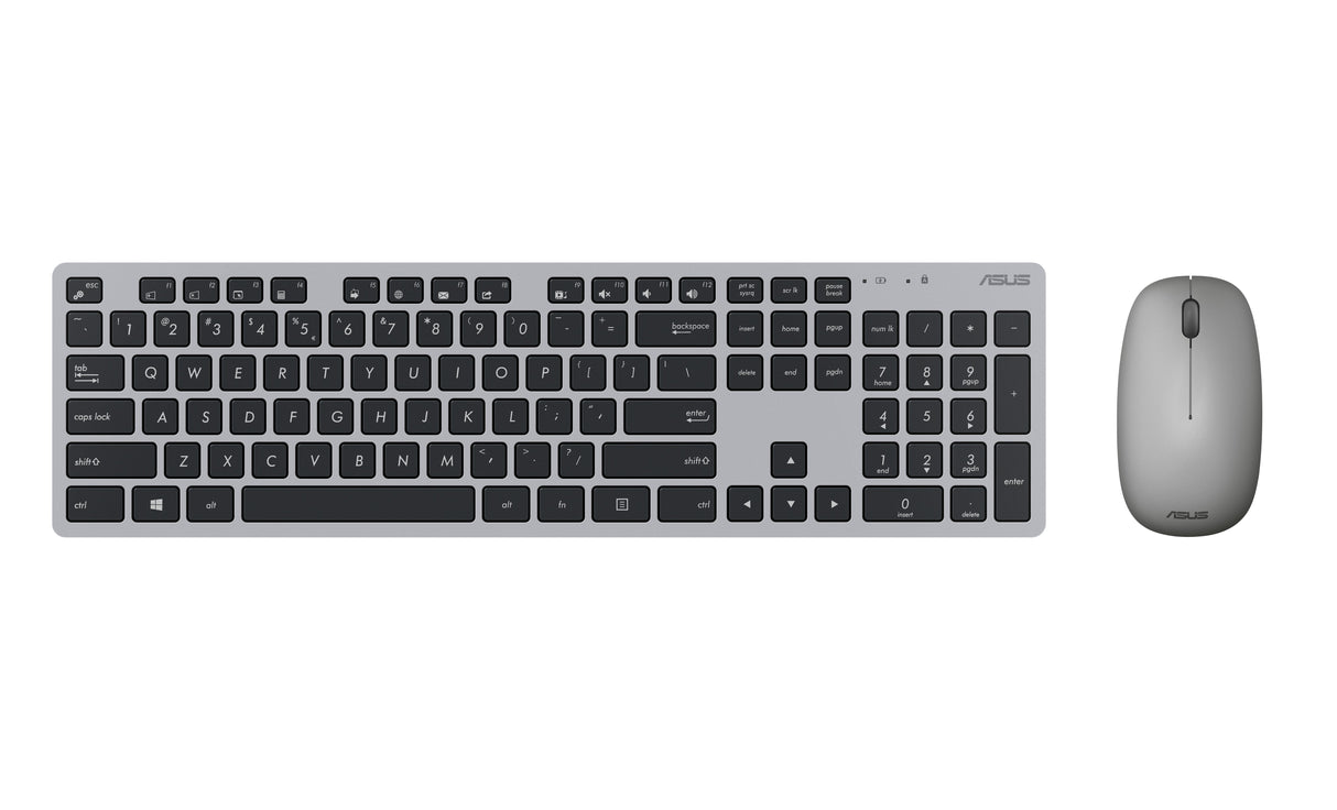Teclado Ingles Asus W5000 Ratón Incluido Rf Inalámbrico Gris