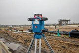 Láser Giratorio Inalámbrico Bosch Professional Grl 600 Chv Professional, 18 Voltios, Con Trípode De Construcción Azul, Batería Procore18v 4,0 Ah, Maletín, Línea Láser Roja 06159940p5
