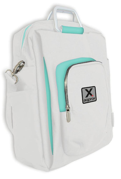 EAN 8435099515876 - Approx appNBST15x 39,6 cm (15.6") Mochila bandolera Turquesa, Blanco imagen 1