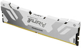 Mimoria Kingston Fury 48 Gb Ddr5-8000 (2x 24 Gb) Plateado/Blanco, Kf580c38rwk2-48, Renegade, Intel Xmp Kf580c38rwk2-48