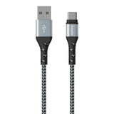 Cable Energizer C520ckbk Usb 2.0 2 M Usb A Usb C Negro, Plata