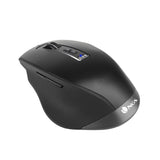 Ratón Ergonómico Inalámbrico Por Bluetooth Ngs Blur-Rb Batería Recargable Hasta 3200 Dpi Negro