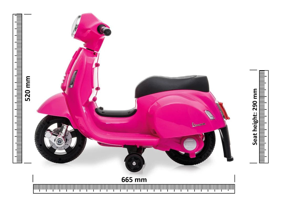 Jamara Ride-On Vespa Mini Rosa Li-Power 8.4