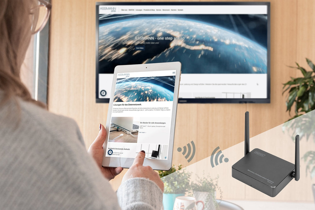 Digitus Wireless Collaboration System Hdmi/2xtx/1xrx