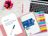Oxford & You Carpeta 4 Anillas Europeanbinder C/ Pizarra Extraíble C/ Recambio 100h 5x5 A4+ Surtidos