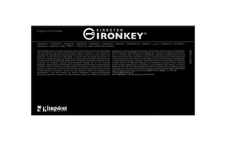 EAN 0740617334777 - Kingston Technology IronKey D500S unidad flash USB USB tipo A 3.2 Gen 1 (3.1 Gen 1) Negro imagen 7