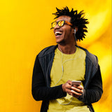 Auriculares Intrauditivos Ngs Cross Flip Con Micrófono Jack 3.5 Blancos