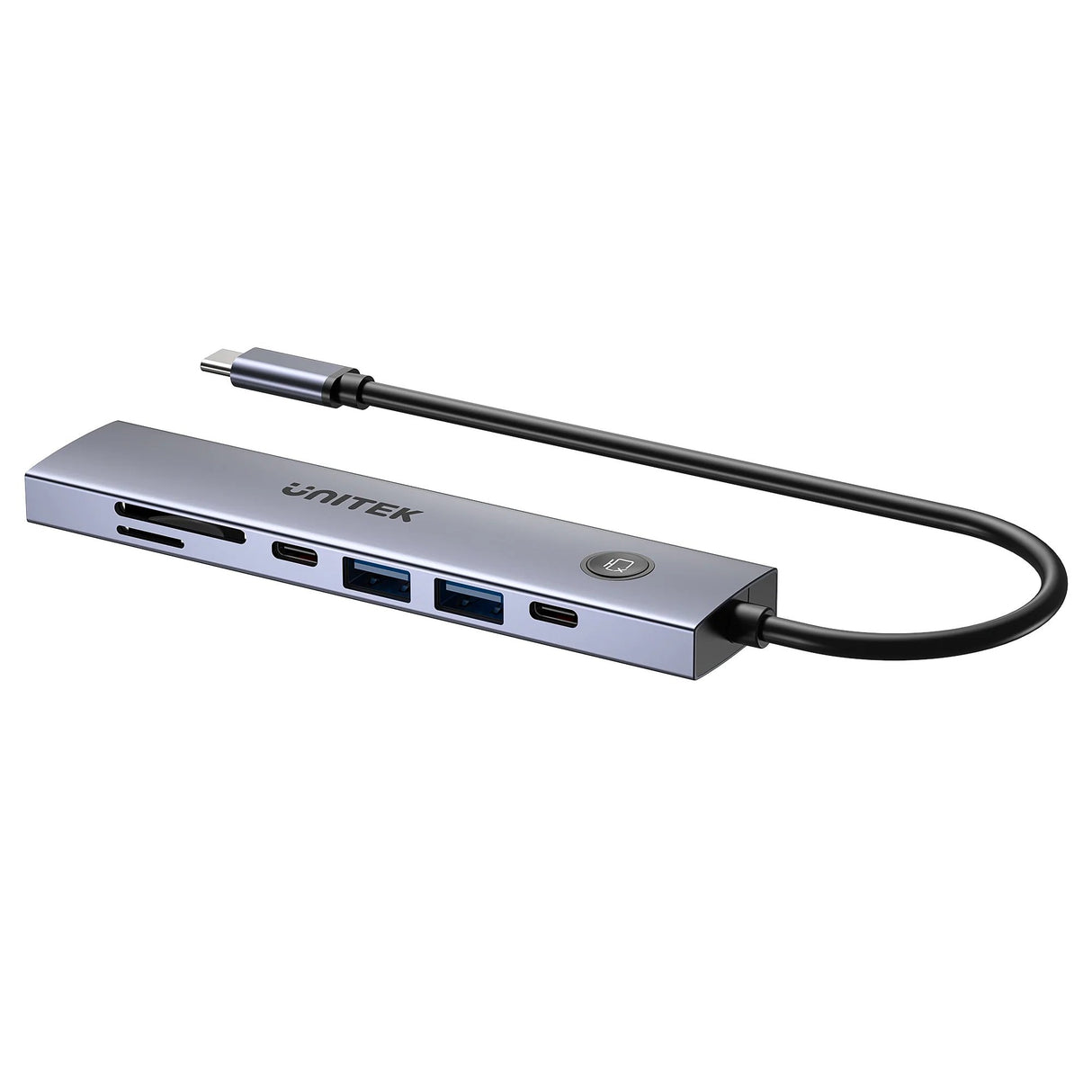 EAN 4894160059444 - UNITEK H1124AGY01 hub de interfaz 2 x USB 3.2 Gen 1 (3.1 Gen 1) Type-B Gris imagen 4
