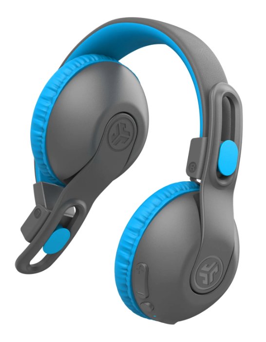 Auriculares Jlab Jbuddies Studio 2 Inalámbrico Y Alámbrico Usb Tipo C Bluetooth Azul, Gris  Ieuhbkstu2rgryblu122