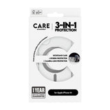 EAN 5715685004759 - PanzerGlass CARE™ by ® 3-in-1 Ceramic Bundle iPhone 16 funda para teléfono móvil Transparente imagen 3