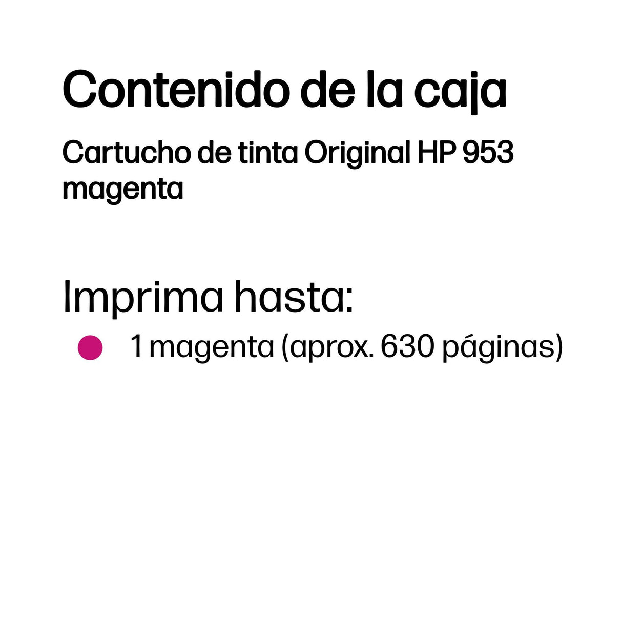EAN 0199764693402 - HP 953 Magenta Original Ink Cartridge cartucho de tinta 1 pieza(s) Estándar imagen 3