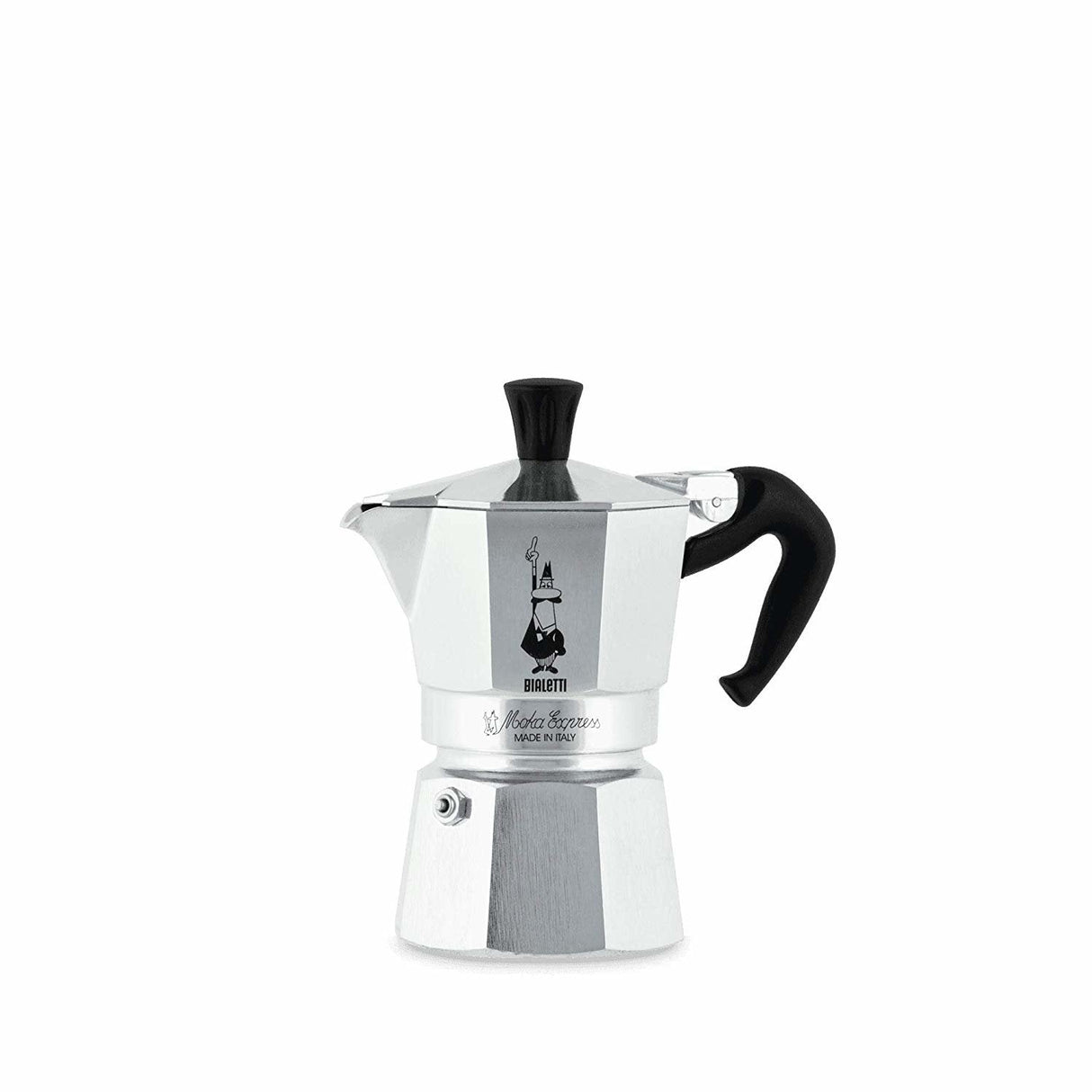Cafetera Italiana Bialetti Moka Express Aluminio, Negro