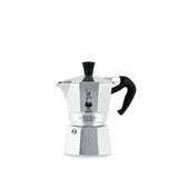Cafetera Italiana Bialetti Moka Express Aluminio, Negro