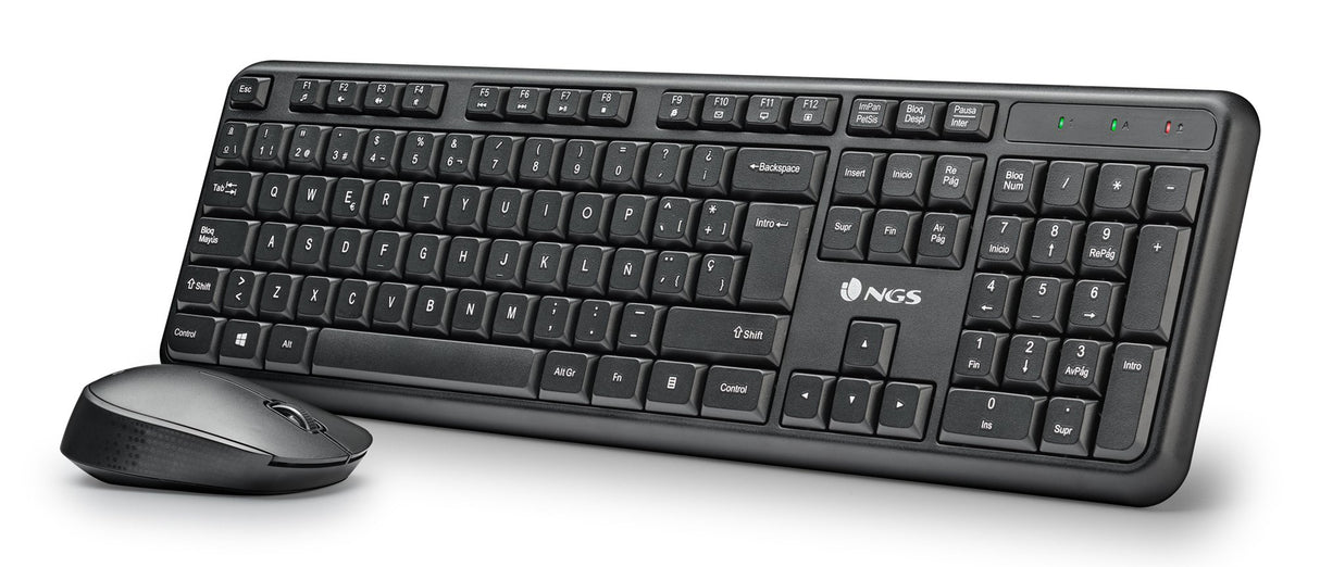 EAN 8435430627688 - NGS HARMONY KIT (QUERTY, IT) teclado Ratón incluido Universal RF inalámbrico QWERTY Italiano Negro imagen 3