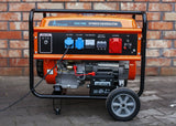 Extralink Ex.30714 Motor-Generador 7000 W 25 L Gasolina Negro, Naranja