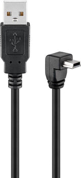 Goobay Usb 2.0 Cable, Usb-A Stecker > Mini-Usb Stecker 90° 93971