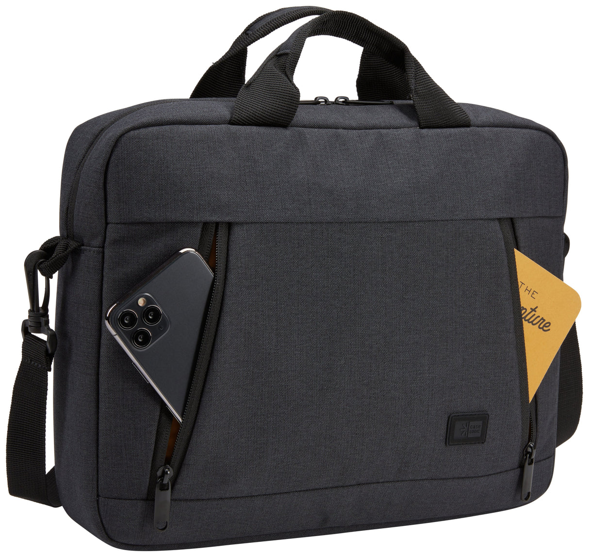 Case Logic Huxton Huxa-213 Black Maletines Para Portátil 33,8 Cm (13.3") Maletín Negro