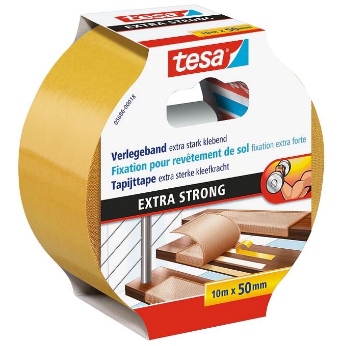 Tesa Verlegeband Extra Mark Klebend 10m X 50mm