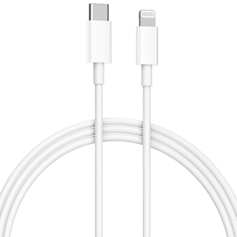 Cable Usb 2.0 Tipo-C Lightning Xiaomi Bhr4421gl Usb Tipo-C Macho Lightning Macho 1m Blanco