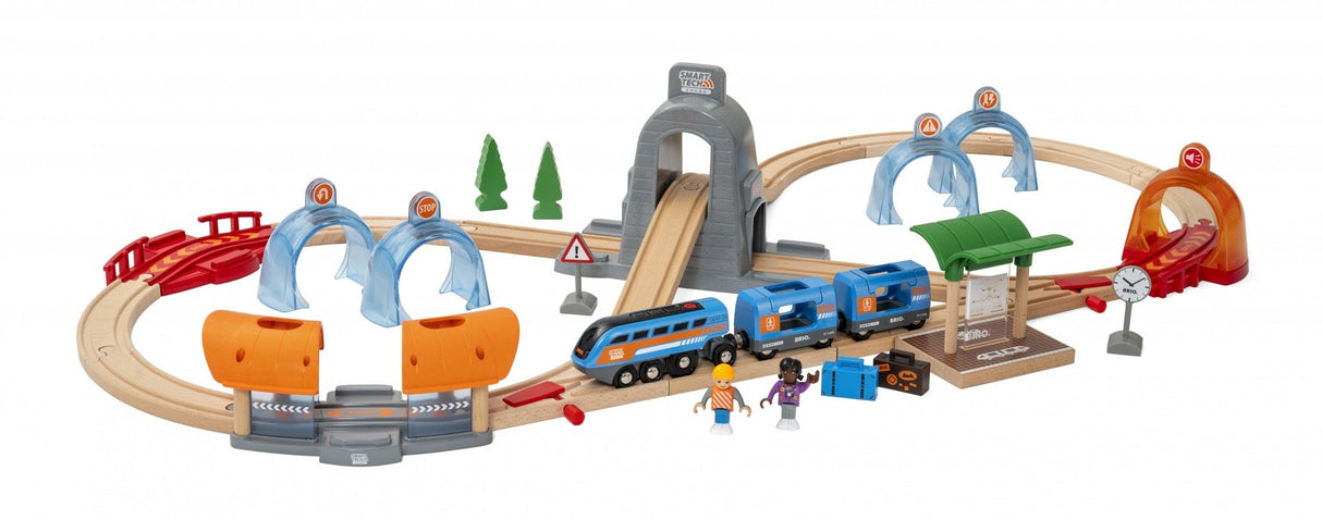 Brio 7312350339727 Pista Para Vehículos De Juguete De Plástico, Madera, Ferrocarril Niño/Niña, 3 Año(S), Vehículo Incluido, Aaa, De Plástico, Madera, Multicolor