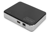 EAN 4016032306535 - Digitus DA-70220 hub de interfaz USB 2.0 Mini-B 480 Mbit/s Negro, Plata imagen 2