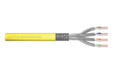 EAN 4016032435938 - Digitus DK-1745-A-VH-10 cable de red Amarillo 1000 m Cat7a S/FTP (S-STP) Alrededor imagen 1