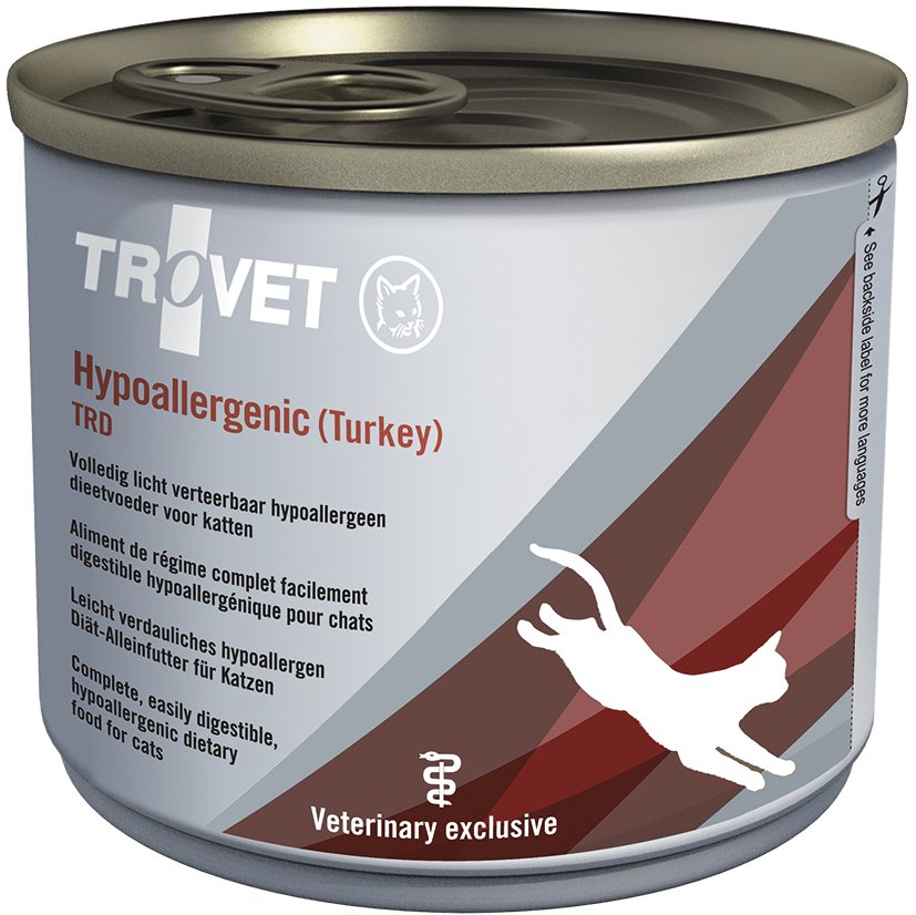 Comida Húmeda Para Gatos Trovet Hypoallergenic Trd With Turkey  200g