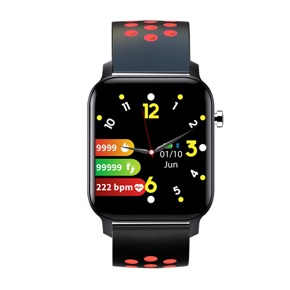 Smartwatch Multisport Bip2 Plus Red Leotec Sensor Cardiaco/ Oximetro/ Podometro/ Notificaciones/ Ip68