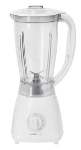 Batidora De Vaso Clatronic Um 3470 1,5 L  500 W Blanco, Batidora Depie Blanco/Transparente, Batidora De Vaso, 1,5 L, Función De Impulso, Picahielos, 500 W, Blanco