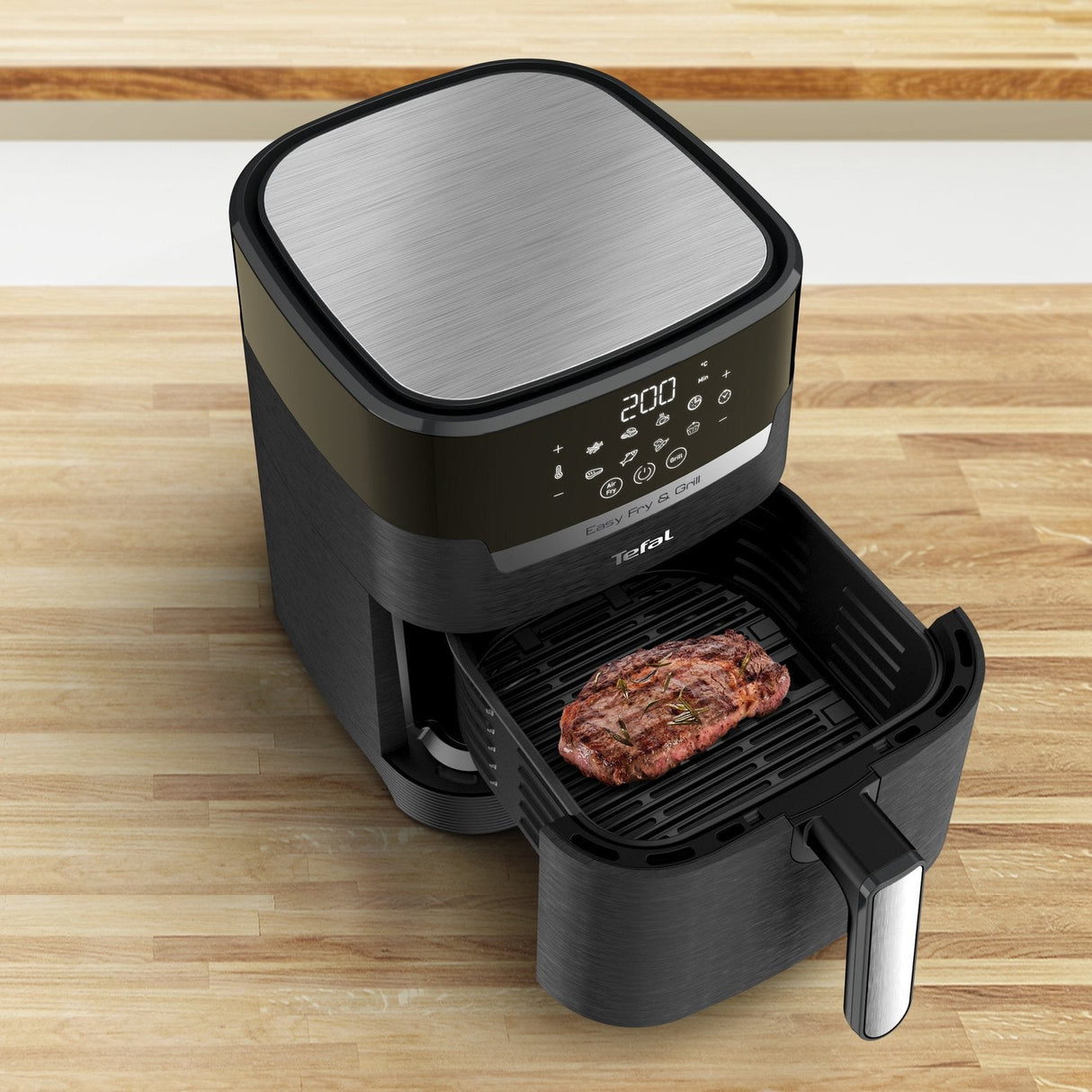 Tefal Easy Fry & Grill Ey505815 Freidora Sencillo 4,2 L Independiente 1550 W Freidora De Aire Caliente Negro