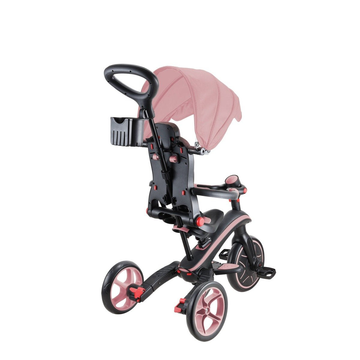 Globber Explorer Trike Plegable 4 En 1, Vehículo Infantil Rosa 732-210-2