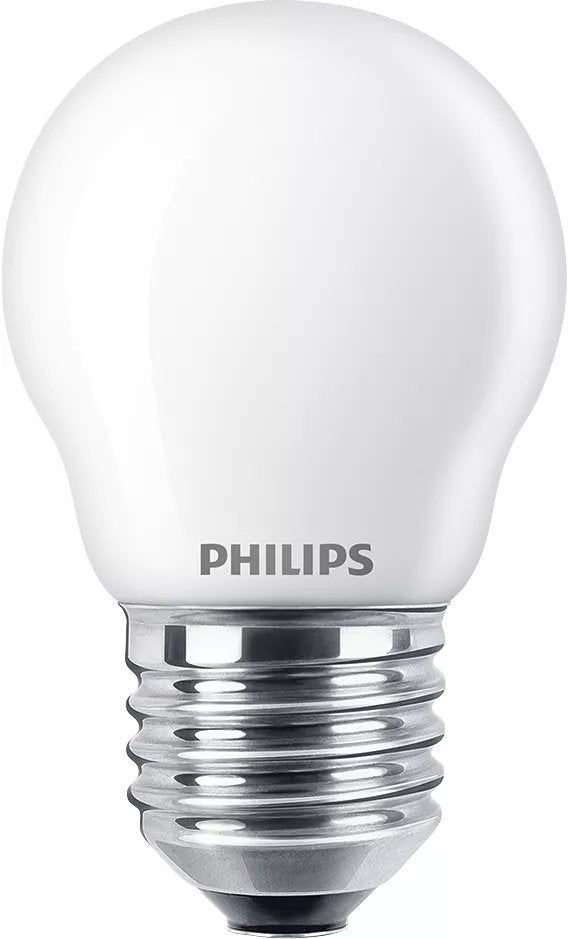 Philips Led Classic - Lámpara Led - Form: P45 - E27 - 4.3 W (Equivalente 40 W)