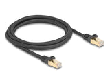 Delock 80318 Rj45 Cable De Red Trenzado Cat.6a S/F 2m Negro