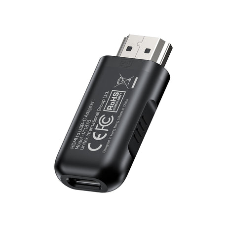 EAN 4894160058416 - UNITEK V1187BBK01 cambiador de género para cable HDMI USB-C Negro imagen 4