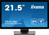 Iiyama Prolite T2238msc-B1, Monitor Led 55 Cm 21", Negro (Mate), Fullhd, Ips, Pantalla Táctil T2238msc-B1