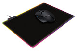 Omega Varr Alfombrilla Raton Pro-Gaming Luz Led Negra