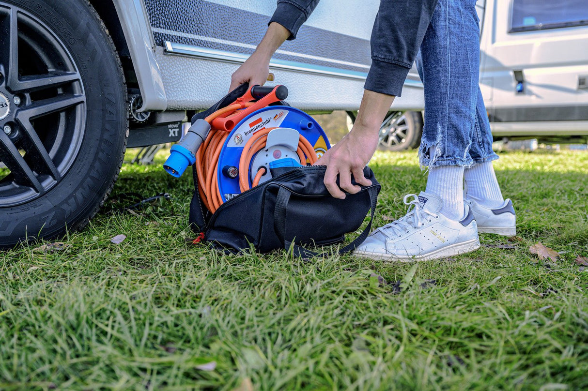 EAN 4007123683192 - Brennenstuhl 1510010 accesorio para enrollacables Bolsa de almacenamiento para enrollacables Negro 1 piez imagen 3