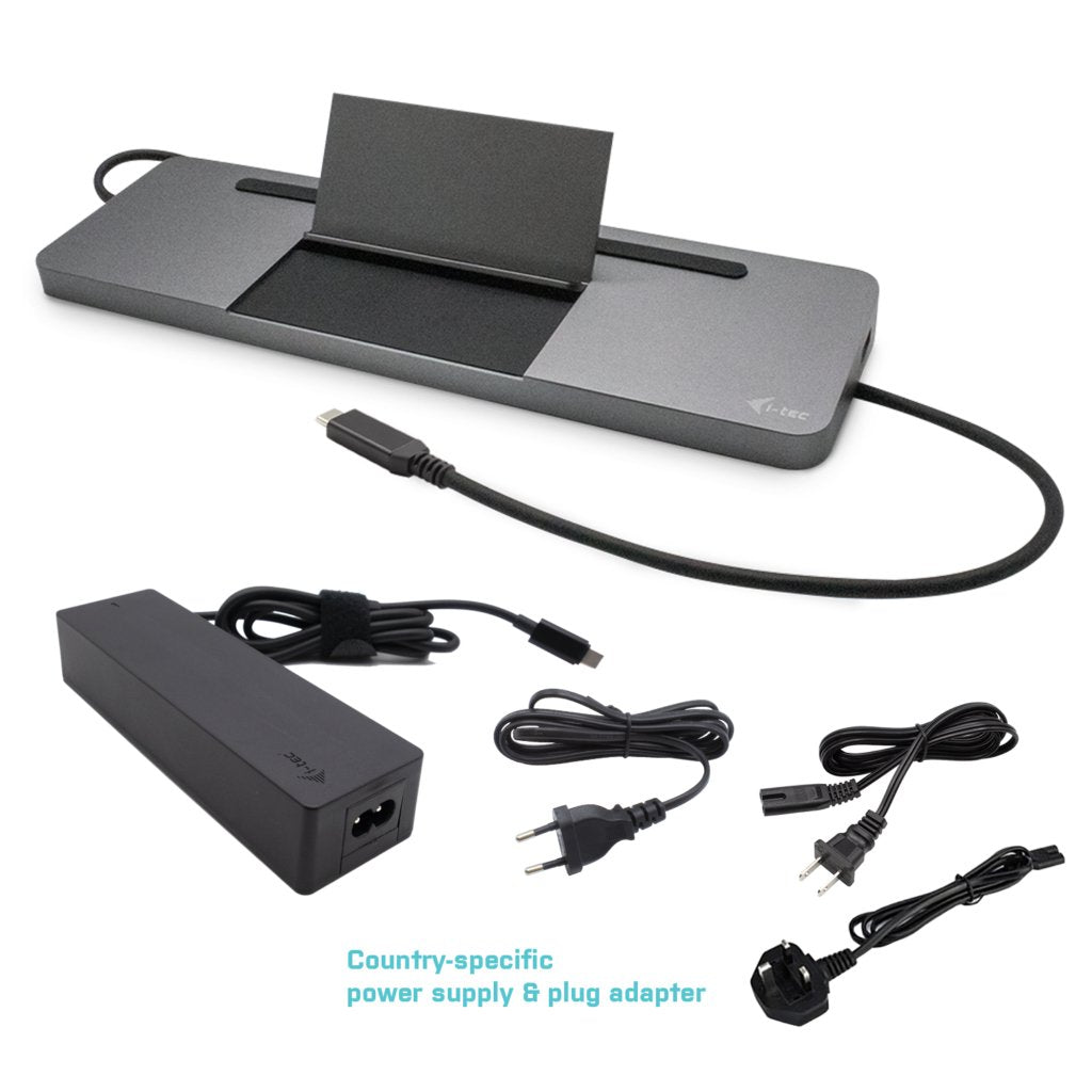 EAN 8595611707117 - i-tec Metal C31FLATPRO100 base para portátil y replicador de puertos Alámbrico USB 3.2 Gen 1 (3.1 Gen 1)  imagen 10
