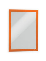 Marco Magnético Durable Duraframe A4 Grande, Pack De 10 Unidades, Naranja