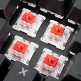 Sharkoon Skiller Sgk40, Teclado Para Juegos Negro, Diseño De, Huano Red 4044951040100