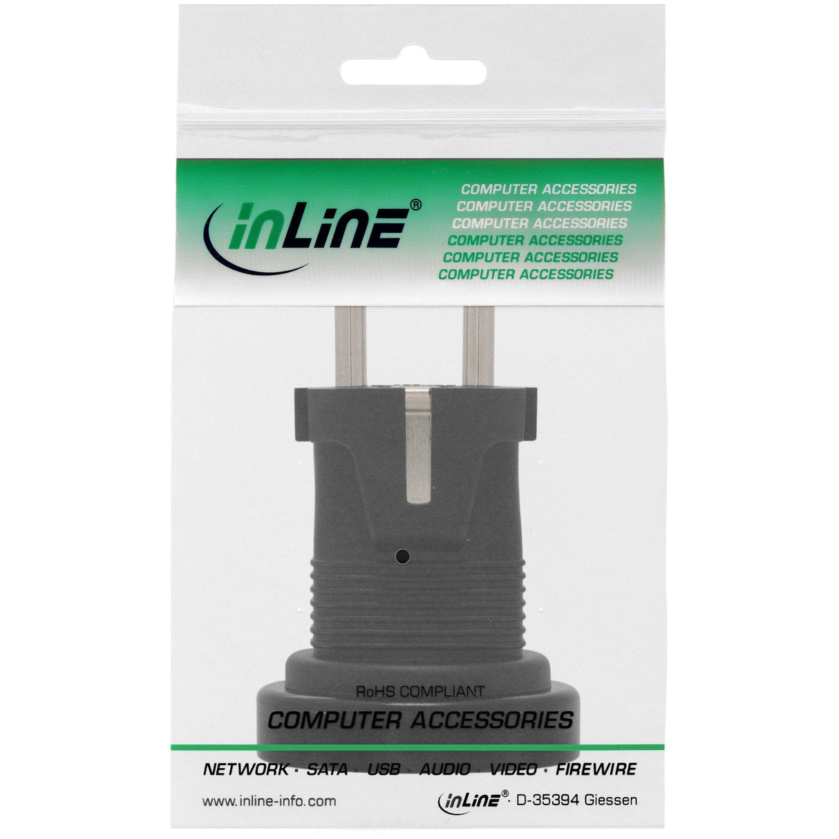 Adaptador De Viaje Inline Tipo F A I A Australia + Nz
