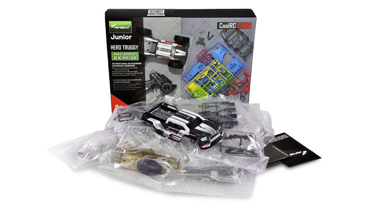 Amewi Rc Auto Hero Truggy Diy/Ohne Akku 51teile Blanco/8+