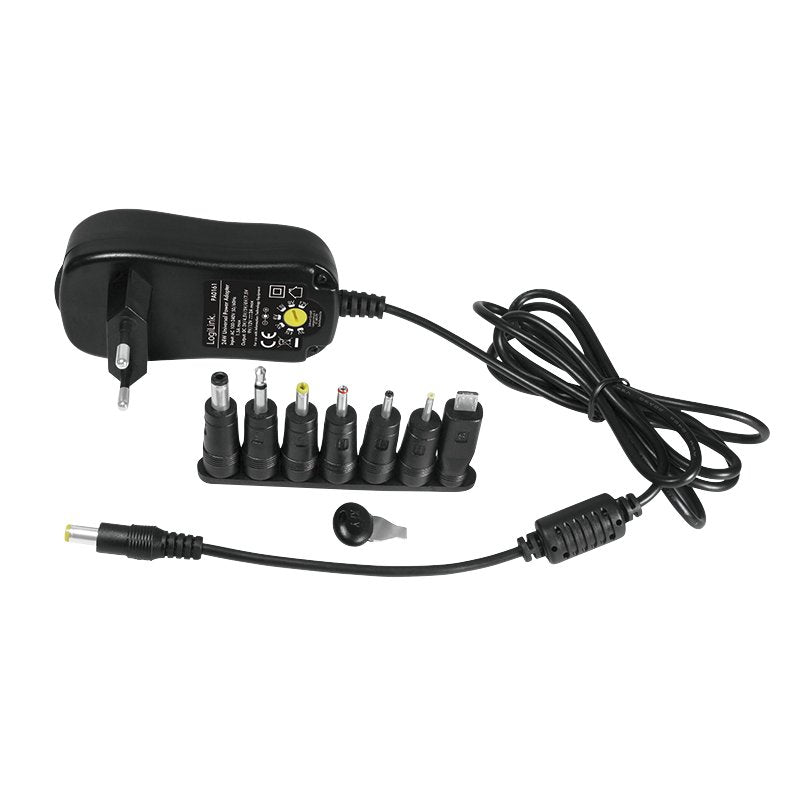 Cargador Universal Logilink 3-12v 24w Con 7 Enchufes Diferentes