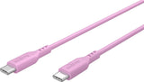 Goobay Usb-C Silicone Cable, 1.5 M, Pink