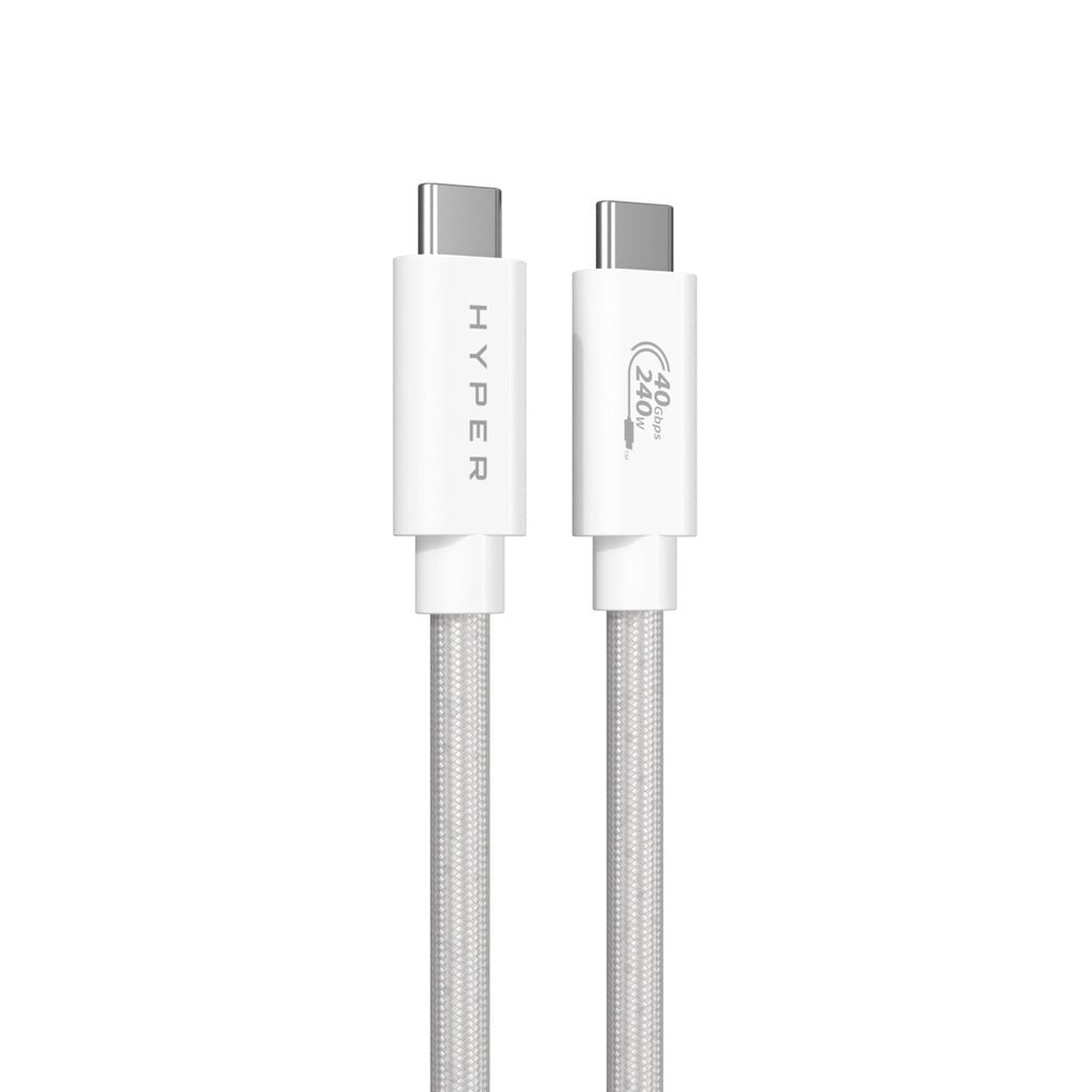 Cable Hyper Hyperdrive Next  Usb Usb4 Gen 3x2 1,2 M Usb C Blanco
