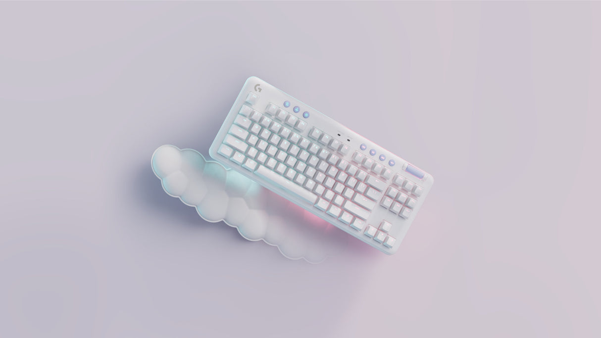 Logitech G G715 Teclado Sin Teclado Numérico Retroiluminación Inalámbrico Bluetooth 2.4 Ghz Azerty Francés Interruptor: Linear Blanco