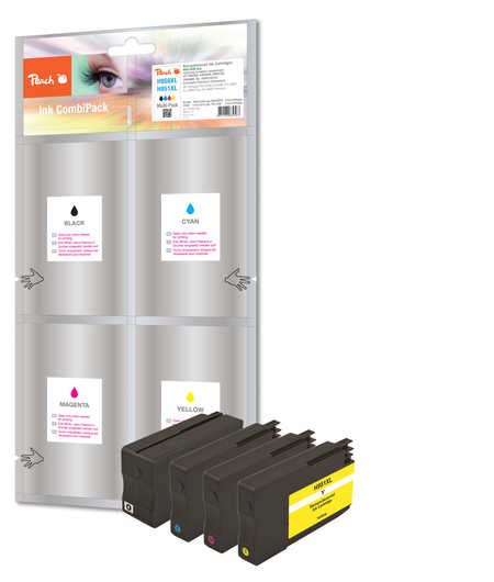 Peach 319117 Tinta Negro, Cian, Magenta, Amarillo 4 Pieza(S)