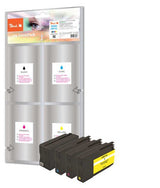 Peach 319117 Tinta Negro, Cian, Magenta, Amarillo 4 Pieza(S)